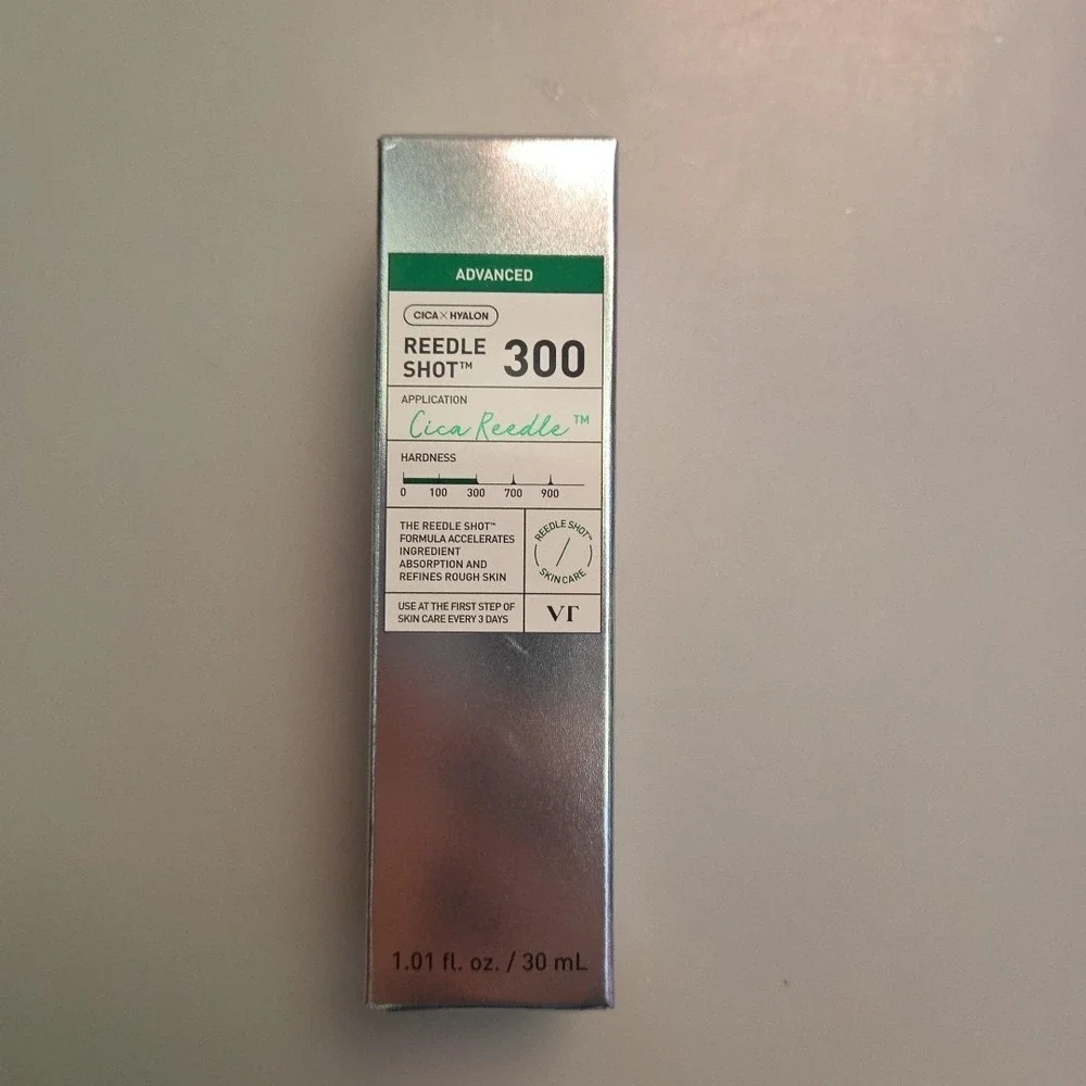 VT COSMETICS CICA Reedle Shot‎ 300, Advanced Night Exosome, Microneedling Serum